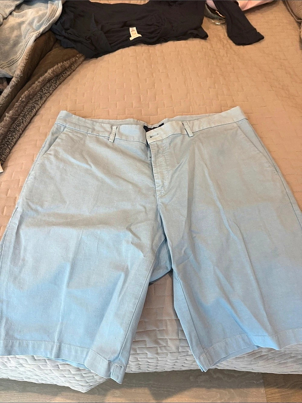 Trussardi Jeans Men's Cotton Shorts in Blue Size 56
